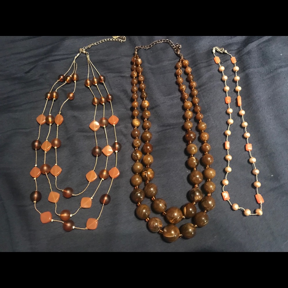 3 necklaces